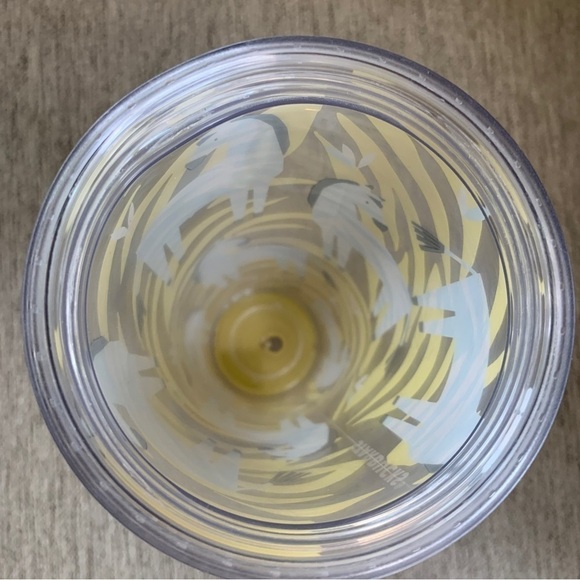 Starbucks 24oz Zebra Tumbler With Yellow Lid - Picture 5 of 6